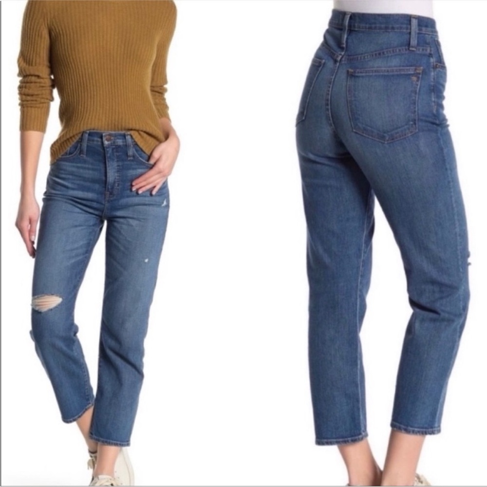 Madewell Distressed Classic Straight